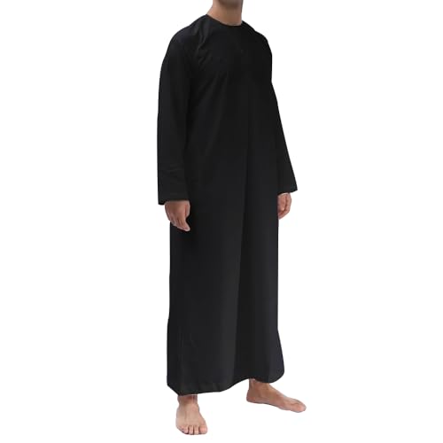 Omani/Emerati Dishdasha – Mens Omani/Emirati Style Thobe Classic - Full Length Long Sleeve Islamic Jubbah's4