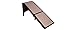 Pet Gear Free Standing Ramp for Cats and Dogs. Great for SUV’s or use Next to your Bed. 4 Models to Choose from, Supports 200-300 lbs, Lightweight Easy-Fold Design, supertraX - Up to 300 pounds, chocolate, one size fits all