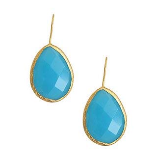 Small Turquoise Teardrop Earrings