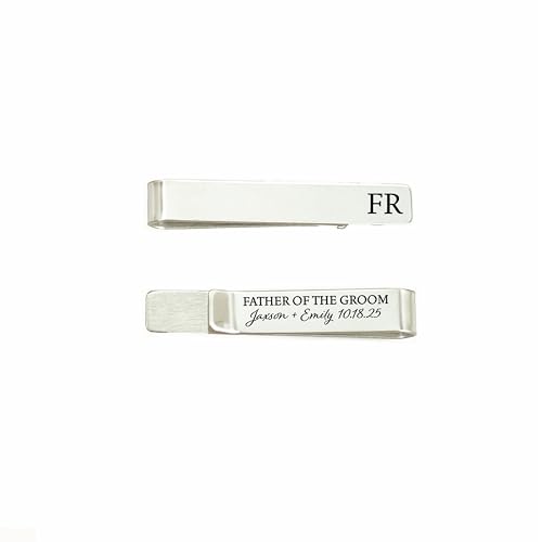 Personalized Father Of The Groom Gift Father of the Groom Tie Clip Father Of The Groom Wedding Tie Clip Gift For Father In Law Parent Gift FATHER-GROOM-TIE