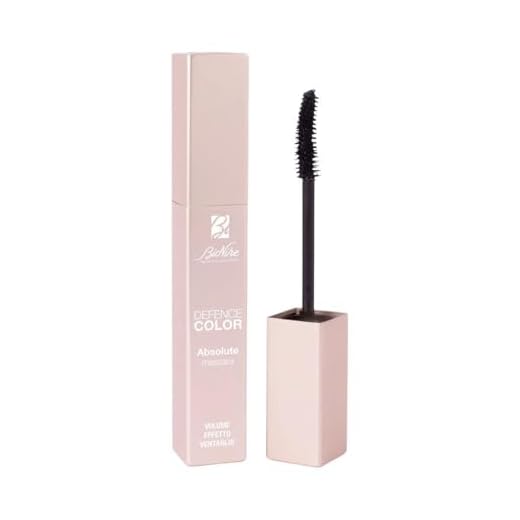 BioNike Defence Color - Absolute Mascara Volume effetto ventaglio, Con Attivi Lash Care, Più Volume, Lunghezza e Curvatura, Per Occhi Sensibili e Portatori di Lenti a Contatto, Lunga Tenuta 10h, 8 ml