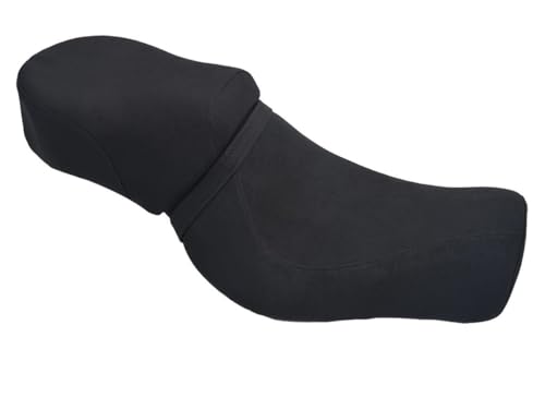 Housse de selle Harley Davidson Sportster Iron 833 2013-2015 noire et coutures noires