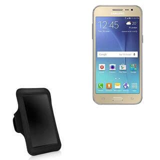 BoxWave Case Compatible with Samsung Galaxy J2 - Sports Armband, Adjustable Armband for Workout and Running for Samsung Galaxy J2 - Jet Black