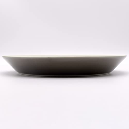 Plato playo de porcelana 20 cm marrón KIMURA GLASS miniatura 3