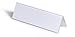 Price comparison product image Durable Table Place Name Holder 61 x 210mm Transparent - Pack of 25 - Perfect for Meetings, Conferences, Events, etc.