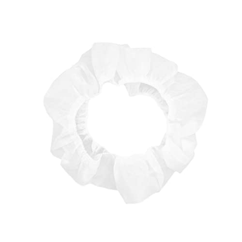 Cabilock Cushioned Toilet Seat Round Covers Non-Woven Standard White Portable for Home Shopping Hotel Travel