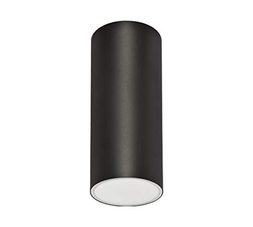 Luminaire plafond Lens 2 N20 noir pour sécuriser vos couloirs