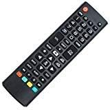Replaced Remote Control Compatible for LG 43UH6030UB 24LH4830-PU 49LH600T AGF76631042 49UJ7700 43LH570A-UE 55UH6550 HD LCD LED Smart TV