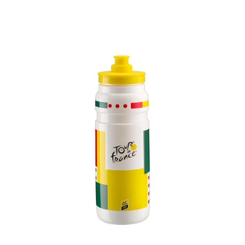 ELITE FLY TOUR DE FRANCE 2026 Bidon Vélo | Colors | Édition Limitée Officielle | Ultra-Léger 51g | Sans BPA | Valve High-Flow | 750ml