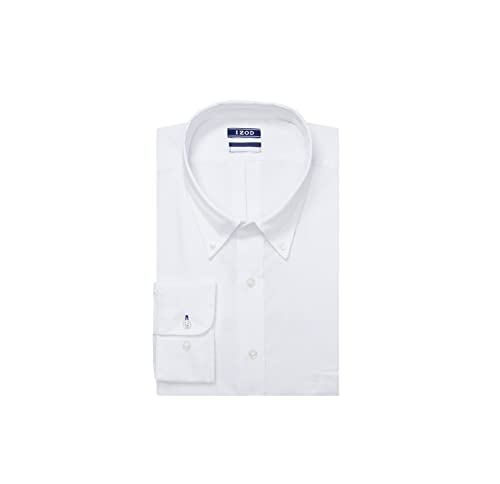 Izod Men's BIG FIT Dress Shirts Stretch Solid (Big and Tall)3