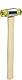 BRILLIANT TOOLS BT071925 Kunststoff-Schonhammer Ø 32 mm [Powered by KS TOOLS]