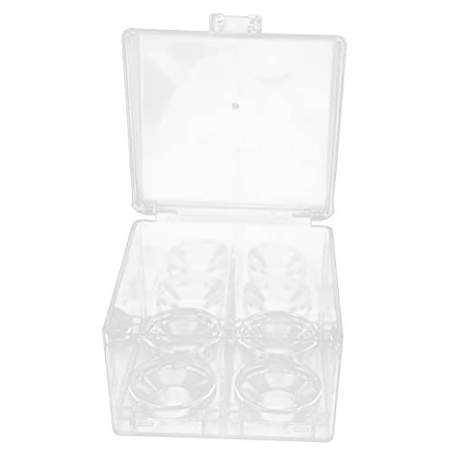 PartyKindom Box Beauty Egg Storage Box Sponge Makeup Blender Facial Cosmetics Organizer Countertop Washable Pads Storage Cases Makeup Pad Storage Containers Pp Transparent -  1523QL24TV79