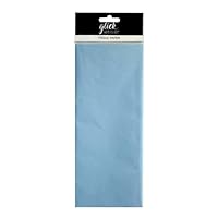 Glick Pale Blue Tissue: 4 Large Sheets (750x500mm) Light Pastel Paper for Gift Wraps, Art, and Craft Projects. Beautiful Blue for Any Creative Idea!