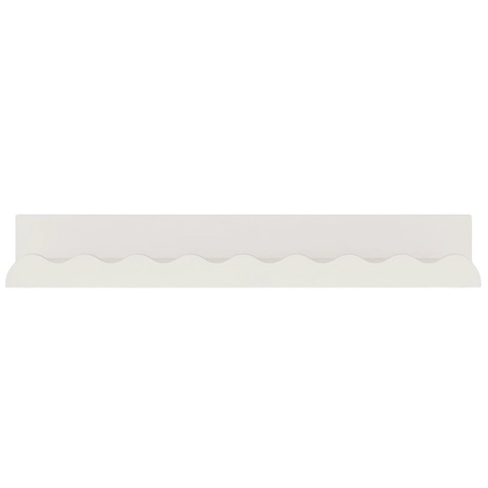 Étagère murale flottante blanche pour organiser les livres de chambre et le salon