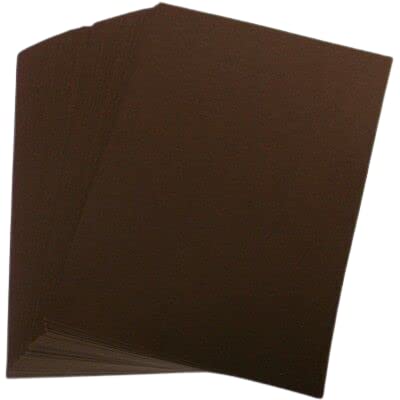 TRTO 20x A4 Brown Card Stock Paper Craft Place Card cardmaking Useful for Craft Occasions Christmas Card Blanks, Wedding invites