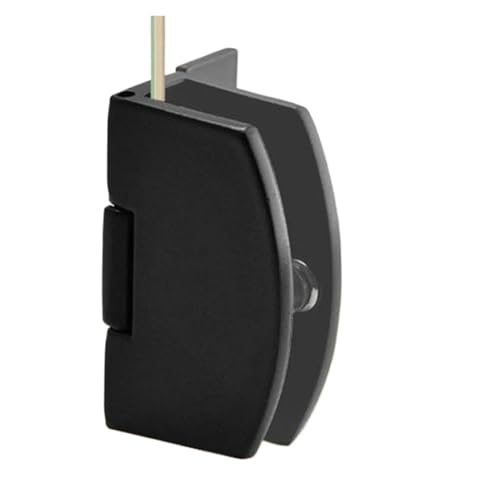 Pince de porte pour verre 5-8mm sans perçage avec charnière fluide argentée
