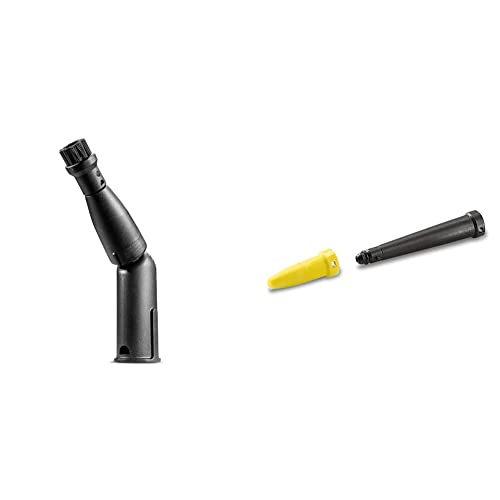 Kärcher 2.863-159.0 Dampf Turbobuerste & Powerdüsen-Set, Schwarz/Gelb