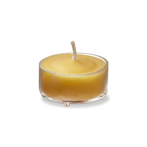 tag Color Studio Tealight Candles Set of 8 Ochre Yellow Tealight Yellow