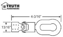 STB Universal Joint with Pole Ring, White