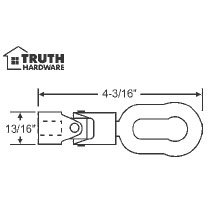STB Universal Joint with Pole Ring, Aluminum