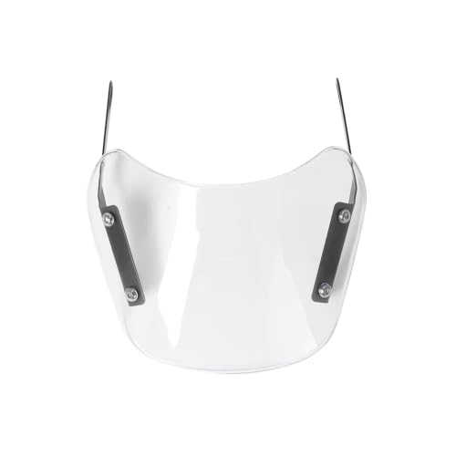 Bulle moto phare rond blanc pour réduire la fatigue et le vent sur route