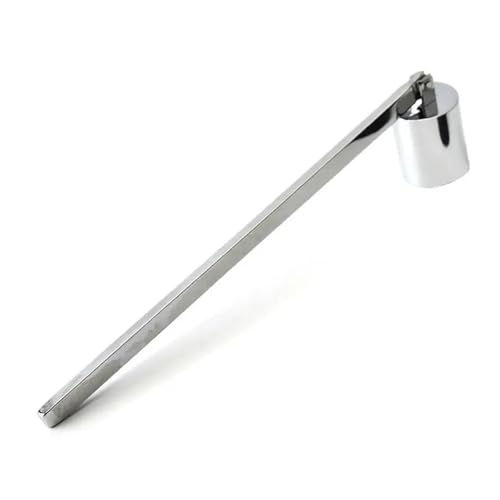 JINWPXSR Spegni-stoppino, spegni-Candele a Forma di Campana, Fabbricazione di Candele profumate(1pc Silvery)