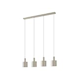 lindby lampada a sospensione 'ovelia' dimmerabile (moderno) colore beige, in metallo ad es. cucina (4 luci, e27) lampada a sospensione, lampada da soffitto, lampada, plafoniera, illuminazione a