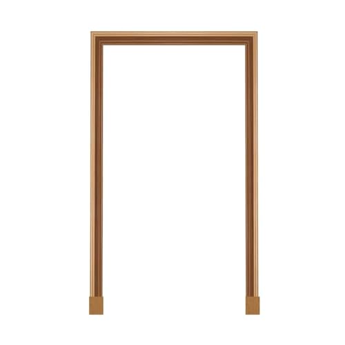 Nordlinger PRO Kit Chambranle pour Habillage de Porte Mouluré - Section 70x20 mm - Prêt à Poser...