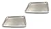 AAProTools 2 Instrument Trays Flat Stainless Steel 10.5