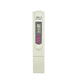 Raopuzi PH MèTre NuméRique, Testeur PH NuméRique MèTre Testeur De PH Professionnel avec L'éCran LCD, Plage De Mesure De Ph 0-9990 Temp Ppm pour l'eau Potable, Aquariums, Hydroponie, Piscines