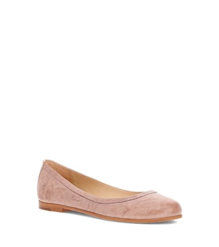 Frye Carson Ballet Flats for Women - Premium Tumbled Leather Lining, Leather Outsole - 3/8