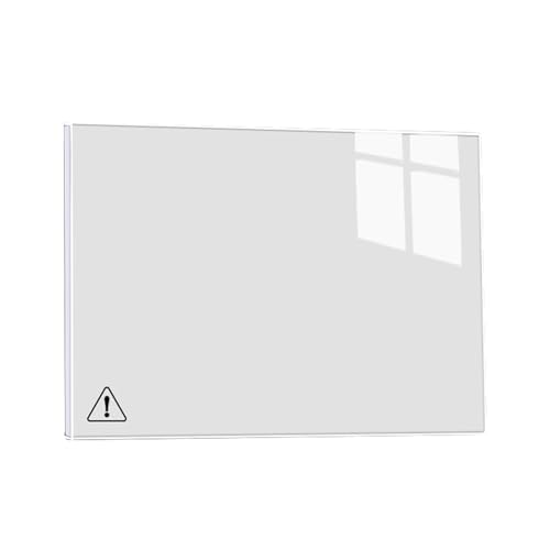 Soporte para letreros de pared de acrílico,Soporte para letreros de acrílico, Soporte para carteles Marco magnético acrílico transparente, Porta carteles, marco de exhibición multifuncional para mater