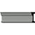 Ekena Millwork CHA05X02HO 4 5/8-Inch H x 1 3/4-Inch P x 94 1/2-Inch L Holmdel Chair Rail