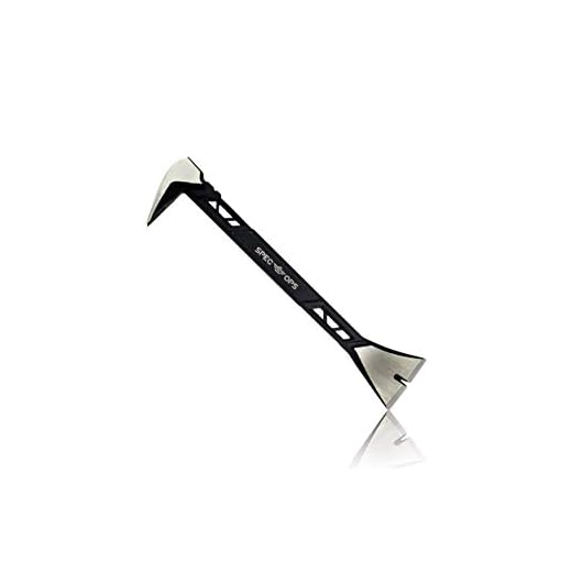 Spec Ops Tools 11" Molding Pry Bar Nail Puller Cats Paw, High-Carbon Steel, 3% Donated to Veterans,