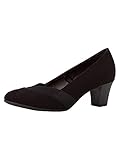Absatzhöhe: 5.5 cm Jana Damen Pumps 8-8-22465-27 001 schwarz H-Weite Größe: 39 EU