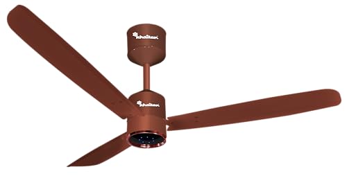 Image of Khaitan Ornate- 1200mm BLDC Ceiling Fan with Remote | 5 Star Rated | Durable & Long-lasting | Energy Saving | 3-Years Warranty | Pack of 1 | Timber Gold