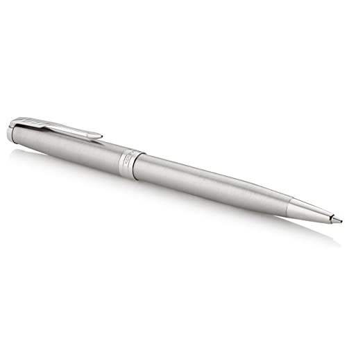 Bolígrafo Parker Sonnet de trazo medio para una escritura fluida en acero inoxidable 4