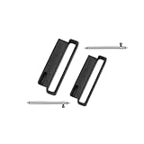 Generic 4 PCS Stainless Steel Watchband Connectors - 4 Pack: Assorted Colors, Sizes: 18mm/20mm/22mm INSANELY PARACORD (For 18mm (Single Pack), Black)