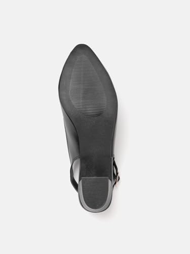 Image of Marc Loire Women's Pointed Toe Block Heel Pumps Shoes for Party, Office and Formal Occasions