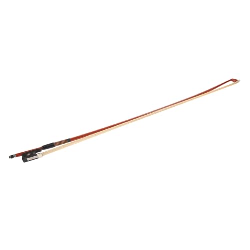 ibasenice Natural Horsehair Wooden Violin Bow for Beginners Oxford Silk Wrapped Violin Practice Bow for School and Orchestra Performances