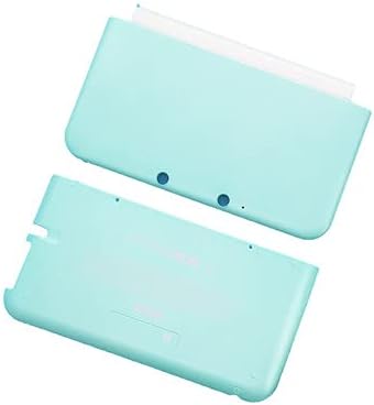 JMXLDS Replacement Front Back Faceplate Plates Upper & Back Battery Housing Shell Case Cover for 3DS XL/3DS LL Game Console - Mint Green