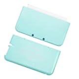JMXLDS Replacement Front Back Faceplate Plates Upper & Back Battery Housing Shell Case Cover for 3DS XL/3DS LL Game Console - Mint Green