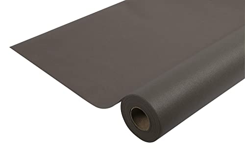 Pro Nappe - Réf R780634I - Carton de 5 nappes jetables en non tissé spunbond - Rouleau de 6 M de long X 1,20 M de large - Couleur taupe - Matière...