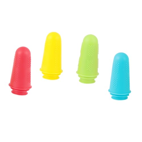 SEWACC 15pcs Working Finger Sleeve Rubber Finger Tips Elastic Finger Sleeves Rubber Finger Protector Guantes Desechables Cots Work Gloves Industrial Finger Cover Splint Child Food Grade