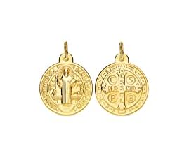 Médaille argent Saint Benoît 20mm un bijou robuste qui ne ternit pas