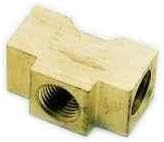 AAS 3/16" Inverted Flare 3-Way Brake Tee 130333, 5 Pcs
