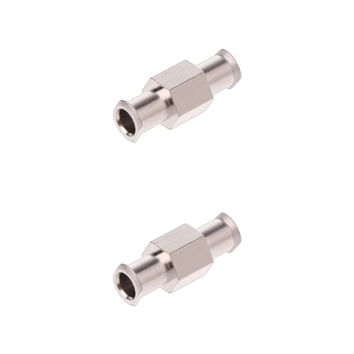 Montesy Luer Lock Coupler Female to Female Fittings Connector with 4mm Aperture Lock Hardware Connector Parts Anti Rust Tool Parts Storage