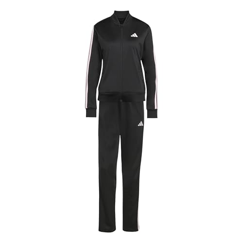 adidas Femme Essentials 3-Stripes Track Suit, black/clear pink, L