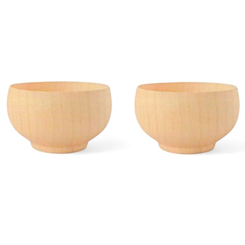 J-kitchens おわん ( 椀 ) 2pcs セット 食洗機対応 木の膳 ナチュラル ディナーウェア 木製 NO.184153