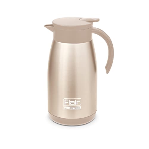 Image of Flair Cafe Vacuum Insulated Steel Kettle 1000 ML (Gold)